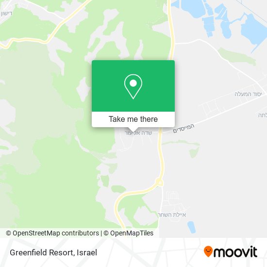 Greenfield Resort map