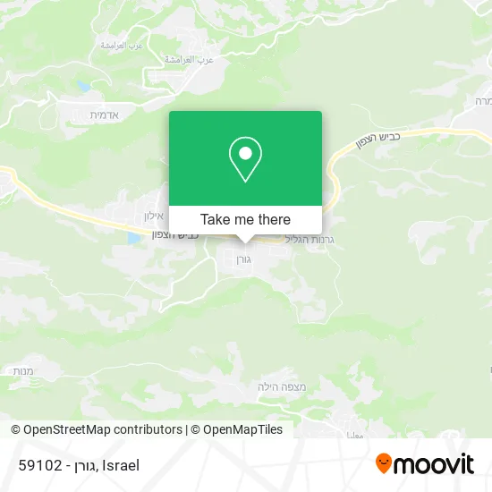 Карта 59102 - גורן