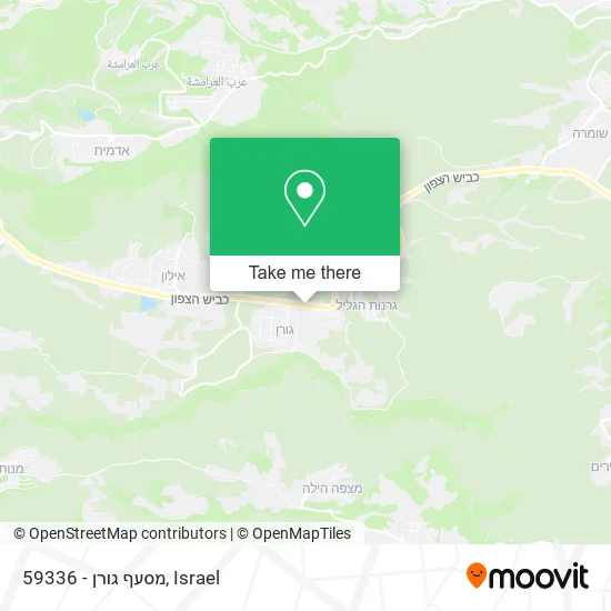 Карта 59336 - מסעף גורן
