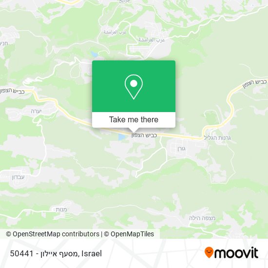 50441 - מסעף איילון map