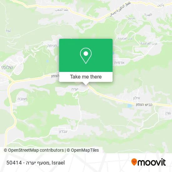 Карта 50414 - מסעף יערה
