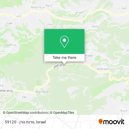 Карта 59120 - סדנת גורן
