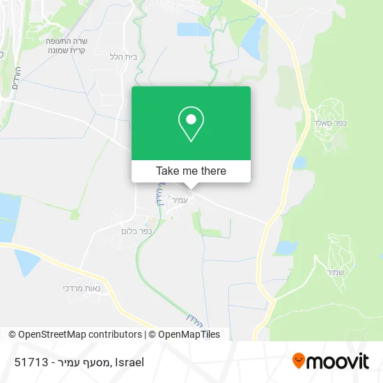 Карта 51713 - מסעף עמיר