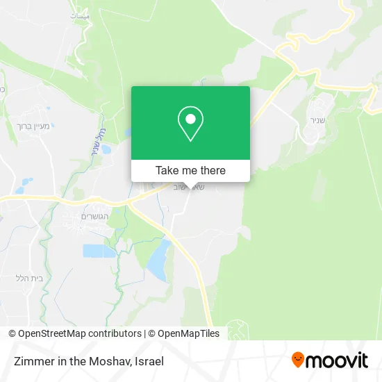 Карта Zimmer in the Moshav