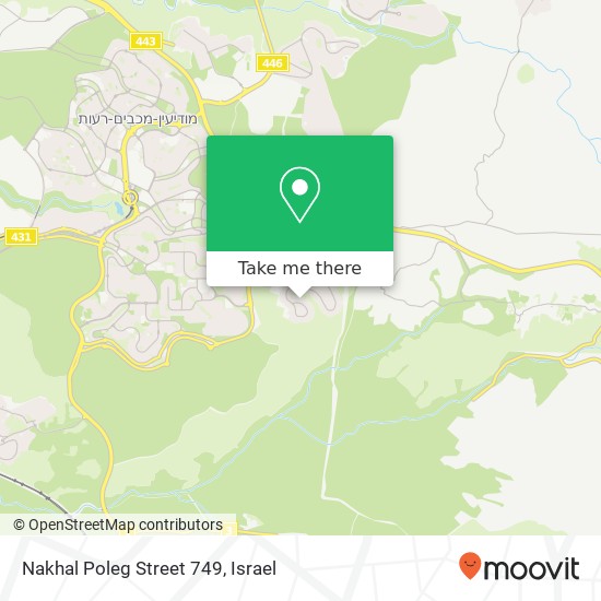 Nakhal Poleg Street 749 map