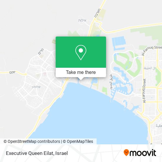 Executive Queen Eilat map