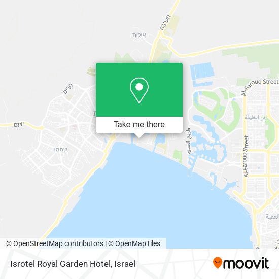 Isrotel Royal Garden Hotel map