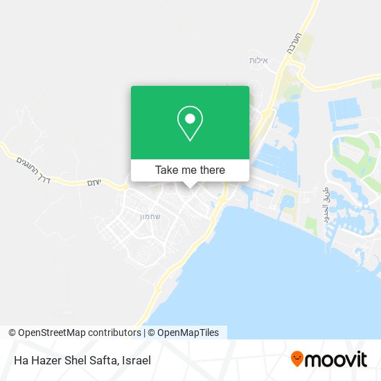 Карта Ha Hazer Shel Safta