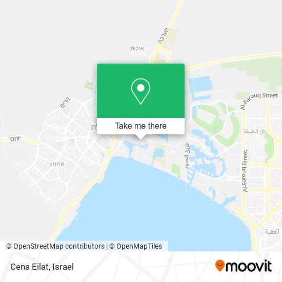 Карта Cena Eilat