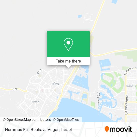 Hummus Full Beahava Vegan map