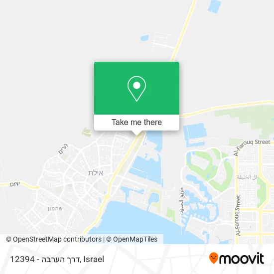 12394 - דרך הערבה map
