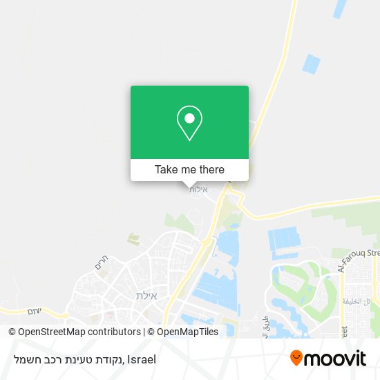 נקודת טעינת רכב חשמל map