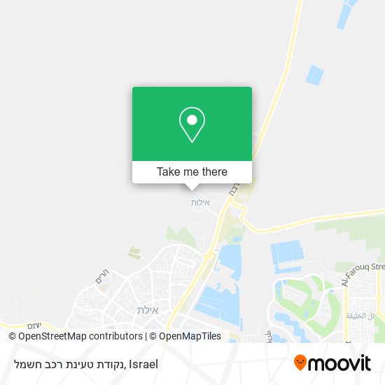 נקודת טעינת רכב חשמל map