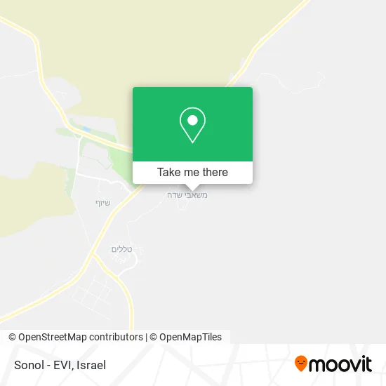 Карта Sonol - EVI