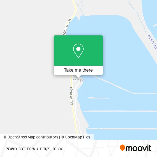 נקודת טעינת רכב חשמל map