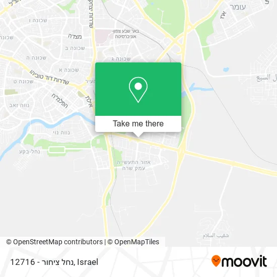 Карта 12716 - נחל ציחור