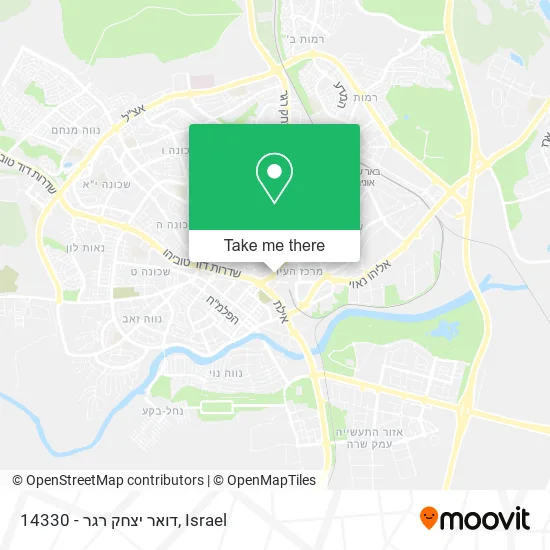 Карта 14330 - דואר יצחק רגר