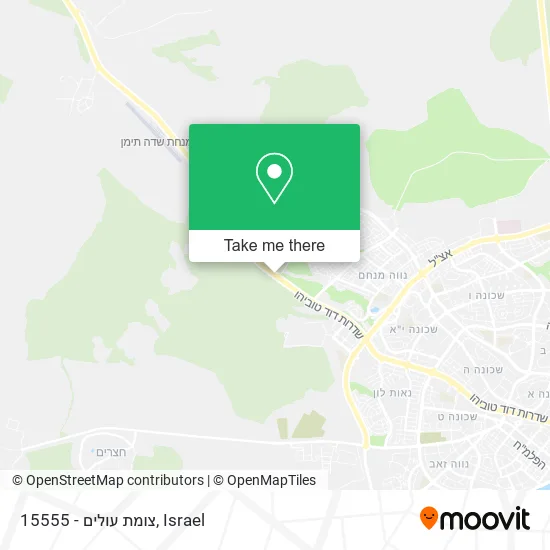 Карта 15555 - צומת עולים