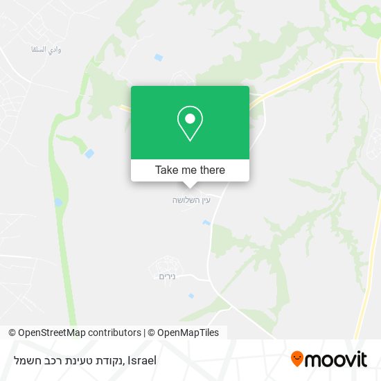 נקודת טעינת רכב חשמל map