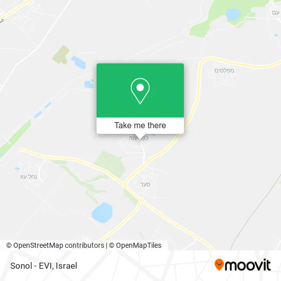 Карта Sonol - EVI