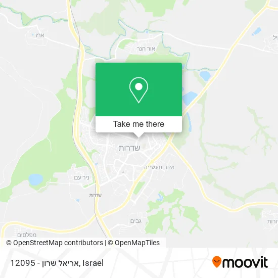 Карта 12095 - אריאל שרון