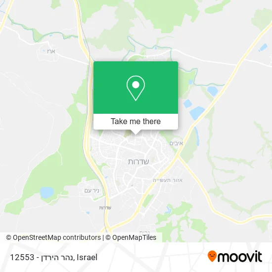 Карта 12553 - נהר הירדן
