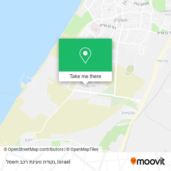 נקודת טעינת רכב חשמל map