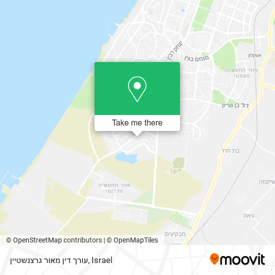 Карта עורך דין מאור גרצנשטיין