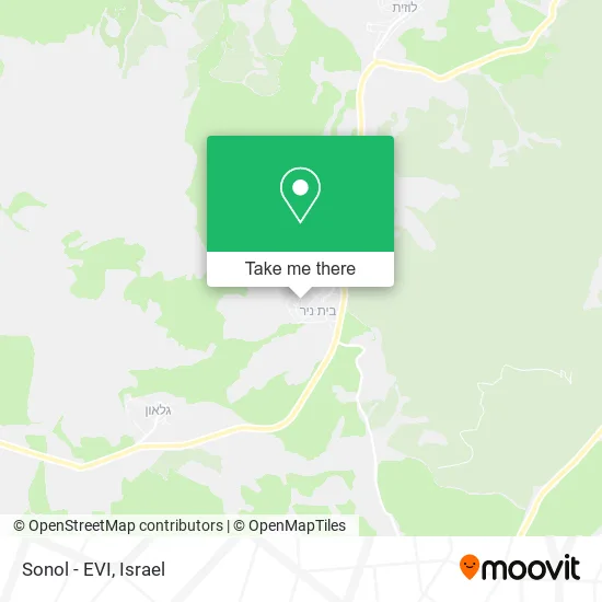 Карта Sonol - EVI