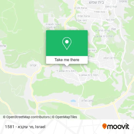 Карта 1581 - מר עוקבא