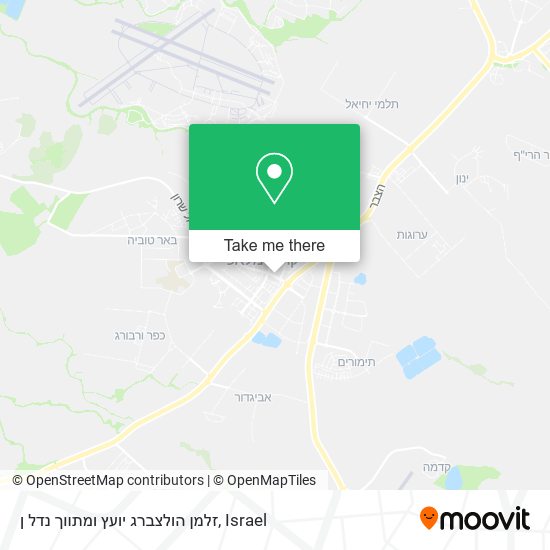 זלמן הולצברג יועץ ומתווך נדל ן map