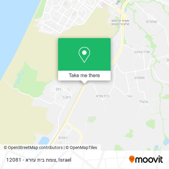 12081 - צומת בית עזרא map