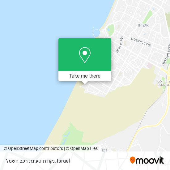 Карта נקודת טעינת רכב חשמל