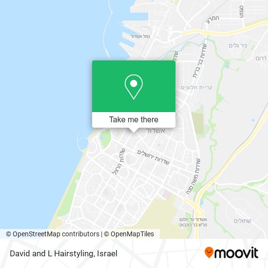 David and L Hairstyling map