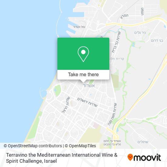 Карта Terravino the Mediterranean International Wine & Spirit Challenge