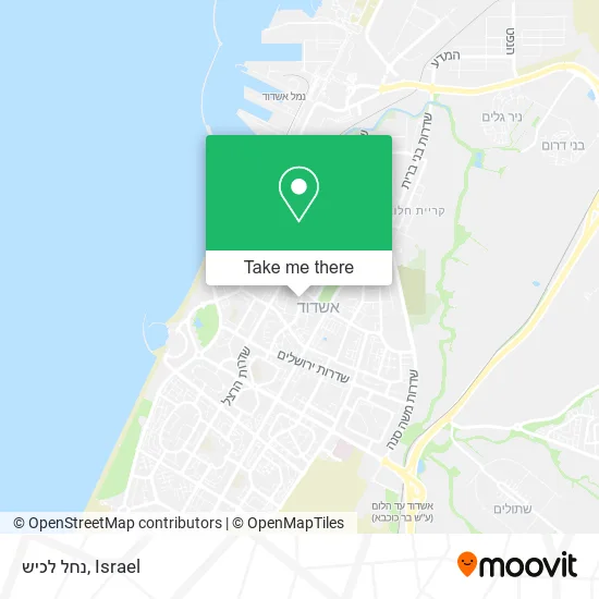 Карта נחל לכיש