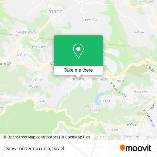 בית כנסת אחדות ישראל map