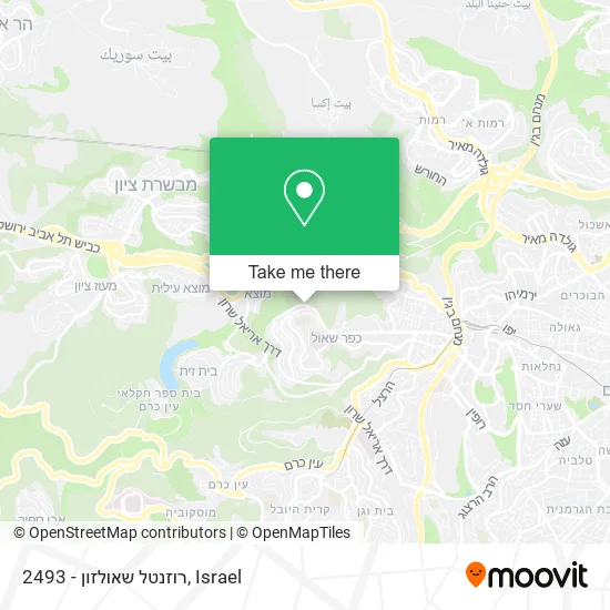 2493 - רוזנטל שאולזון map