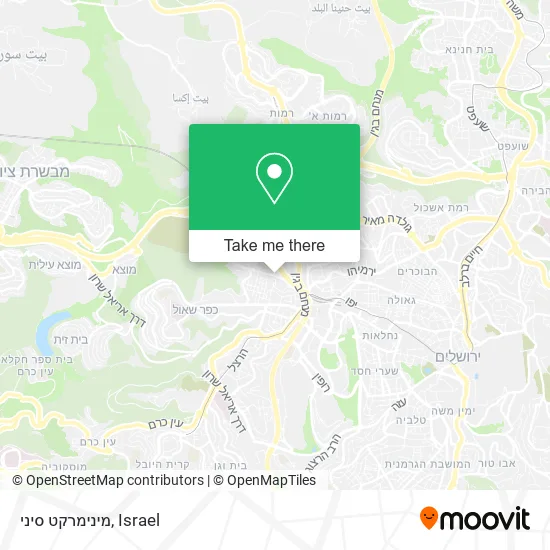Карта מינימרקט סיני