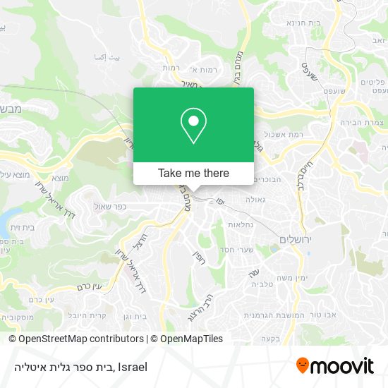 בית ספר גלית איטליה map