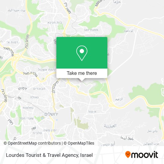 Lourdes Tourist & Travel Agency map