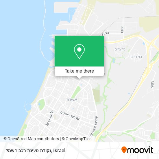 Карта נקודת טעינת רכב חשמל