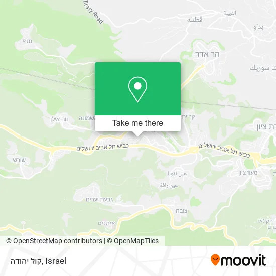 Карта קול יהודה