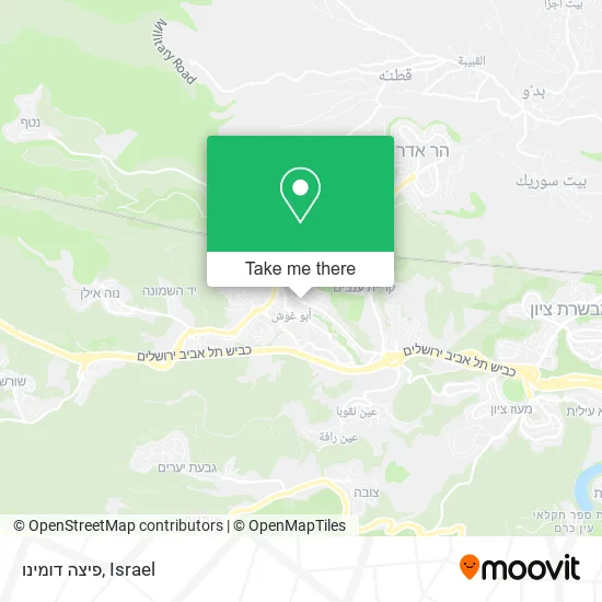 Карта פיצה דומינו