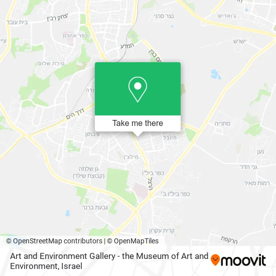 Карта Art and Environment Gallery - the Museum of Art and Environment