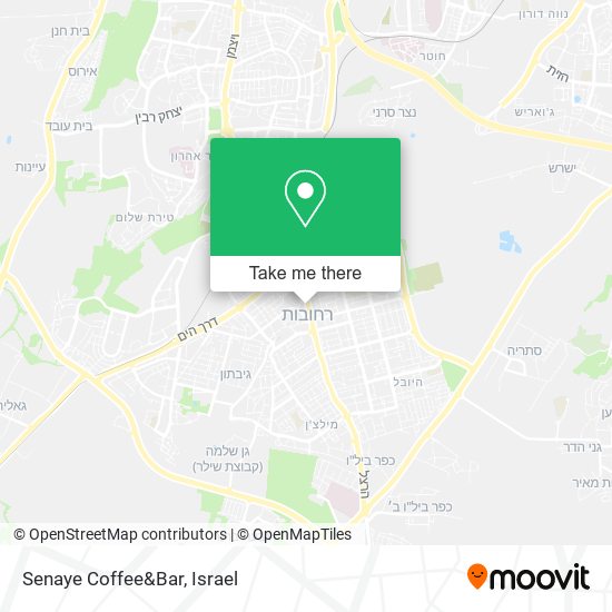 Карта Senaye Coffee&Bar