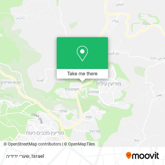 שערי ידידיה map