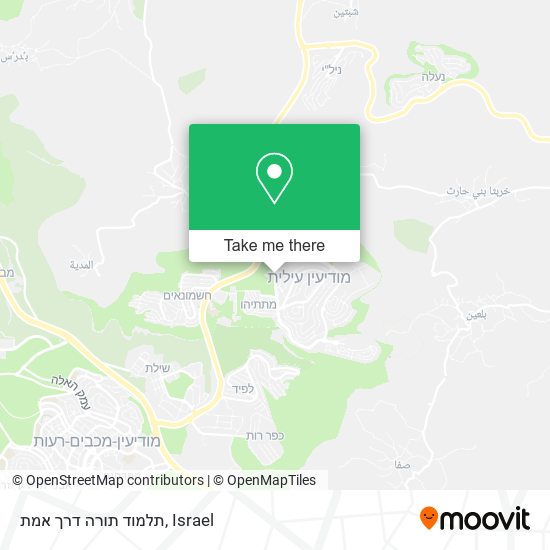 תלמוד תורה דרך אמת map