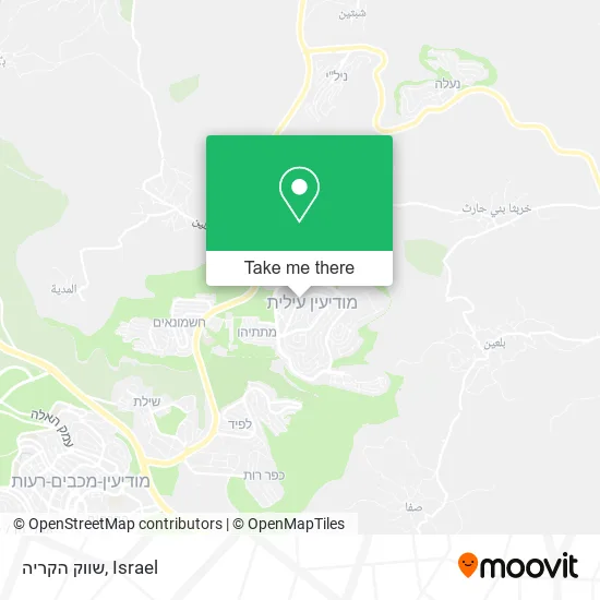 Карта שווק הקריה