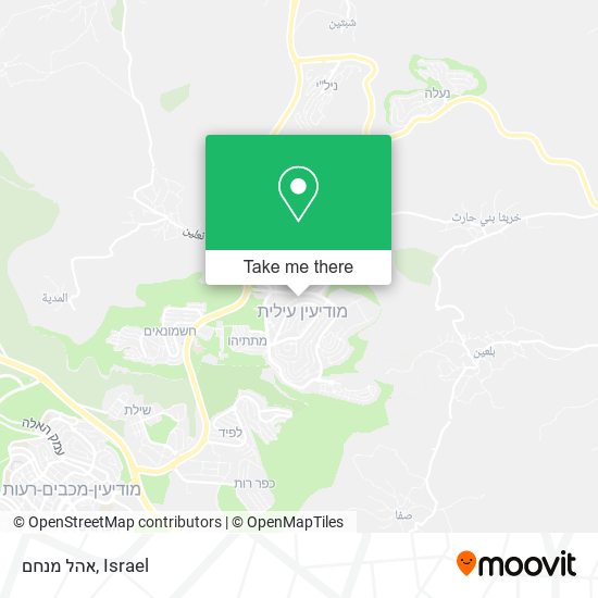 אהל מנחם map